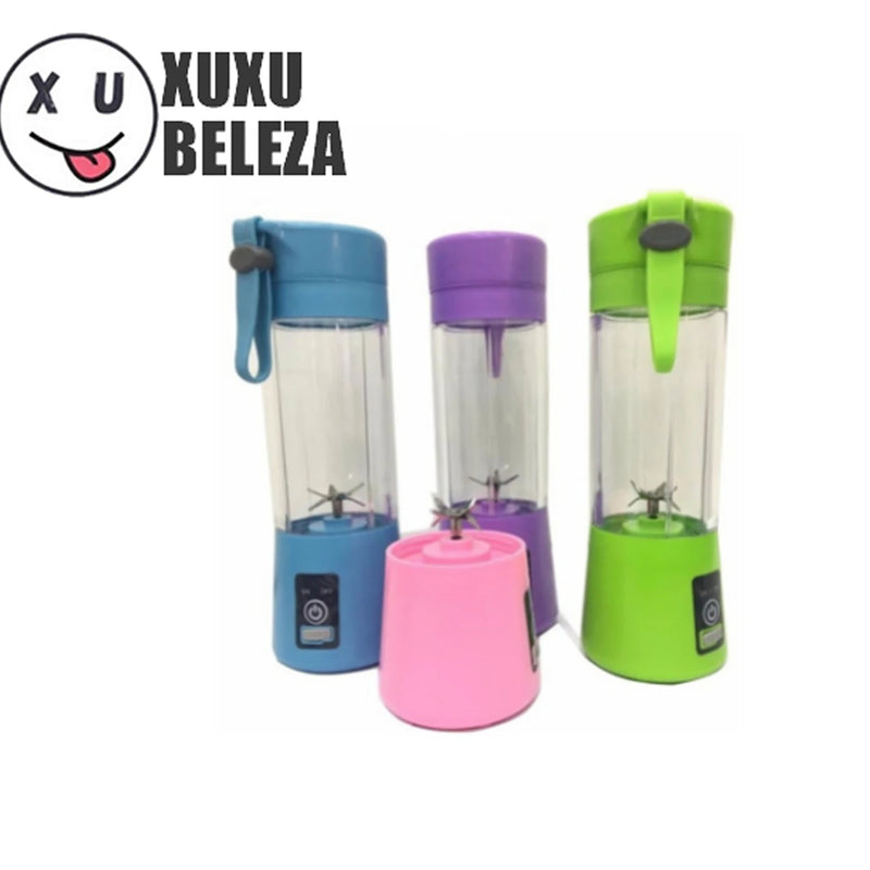 Mini Portable Blender Shake Take Juice Cup 6 Blades Rechargeable-Immediate Shipping